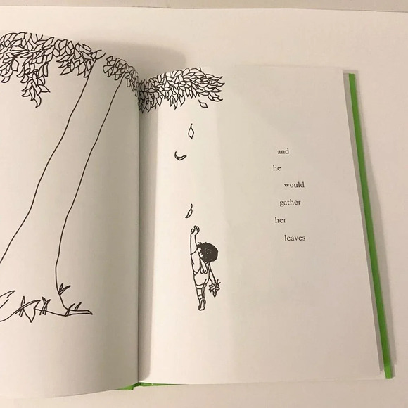 Vintage 1992  The Giving Tree by Shel Silverstein Harper Collins Book HC DJ - Picture 6 of 7